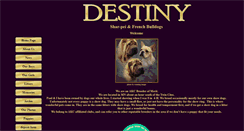 Desktop Screenshot of destinykennel.com
